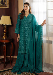 Lawn - Sahar - Festive Chikankari - CK-25-V1-01 - Regal Reverie