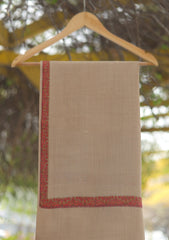 Pashmina Emboridered Shawl D - 152 - L BROWN