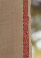 Pashmina Emboridered Shawl D - 152 - L BROWN