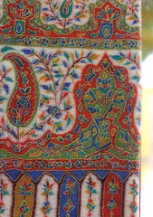 Pure Pashmina Qalamkari Shawl D - 23 - MAGNETA