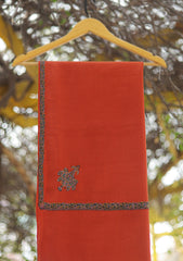 Pashmina Emboridered Shawl D - 150 - Rust