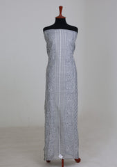 Formals - Riwaj - Fancy 26 - Ari & Mukesh Work - 2 Pcs - D#01 - Grey