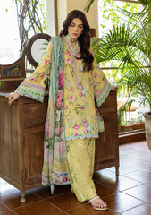 Lawn - Elaf Premium - Prints 25 - ECD#5B - SAFFROSE