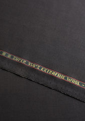 Loro Piana Super 150's Wool Fabric - Black