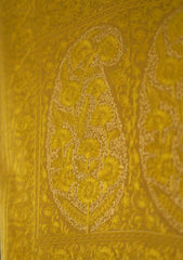 Pashmina Ari Work Shawl D - 214 - M Green