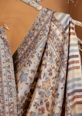 Pashmina Zari Jamawar Shawl D#12 - Skin