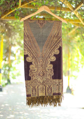 Water Wool Jamawar Shawl D - 01 - Multi