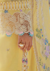 Lawn - Marwat Textiles - Gulmina - Unstitched 25 - D#02 - Daffodils