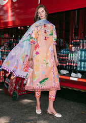 Lawn - Mushq - Hemline - La Dolce - Prints Vol-2 - HUN25#5A - ANGELS SONG