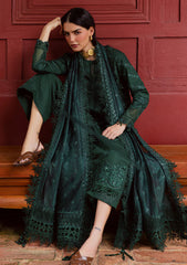 Winter - Marjjan - Bella 25 - Embroidered Karandi - MWK#37 B - GREEN