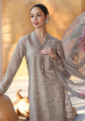 Lawn - Noor By Saadia Asad - Eid Luxury - Handwork Laserkari - NEH25#1B