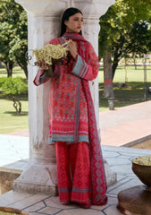 Lawn - Kahf Premium - Aangan Chiffon Prints 26 - KPS#03A - TABEER