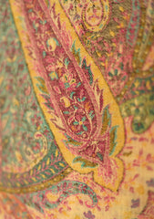 Pashmina Kaani Jamawar Shawl D - 44 - L Brown