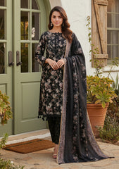 Winter - Riwaj - Printed Marina - 3 Pcs - Wool Shawl 25 - D#13