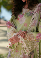 Lawn - AJR Couture - Printed Chikankari 26 - Riwa