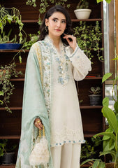 Lawn - Elaf Premium - E.Craft - Chikankari - EEC-1B PEARLISTA