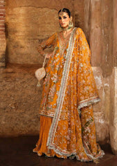Formal Collection - Hussain Rehar - Zaib-un-nisa - Saffron