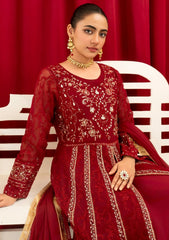 Pret Collection - Manahils - Jal Pari - B 007-Maroon