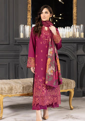 Winter Collection - Rang Rasiya - Carnation Khaddar Shawl - Anan - D#08