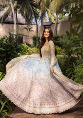 Lawn - Faiza Saqlain - Zinnia Luxury 25 - Freesia