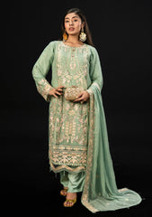 Formals - Zainab Fazlani - Soiree Chiffon 25 - Mint Éclat