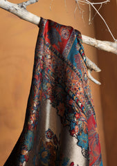 Pashmina Zari Jamawar Shawl D#51 - Black