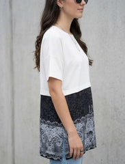 Pret - Moven - Round Neck T-Shirt - Black & White