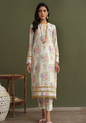 Pret Collection - Zarif - Prints - Cotton Silk - ZPR#02 - WHITE FLORA