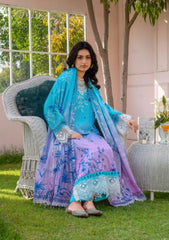 Lawn - Rajis Clothing - Gul Rang - Print Kari 26 - RJ#01