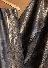 Pashmina Zari Jamawar Shawl D#23 - Grey