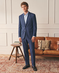 Ermenegildo Zegna Wool & Silk Fabric - D Blue