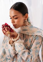 Lawn Collection - Cross Stitch - Eid Lawn - CEL24#19 - DAINTY ROYALE