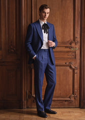 Drapers Sapphire Wool Fabric - P Blue