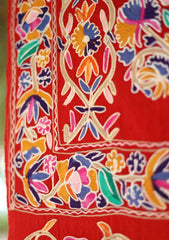 Pashmina Ari Work Scarf D - 22 - Red