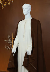 Men Shawls - Wool Shawls - D#27 - Choclate