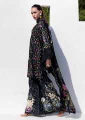 Lawn - Alif - AJR Printkari 25 - PK#03 - Midnight Flora