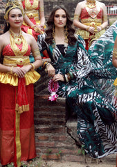 Lawn - Marwat Textiles - Gulmina - Luxury 25 - Vol-II - D#07 - EMERALD DRAPE