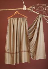 Pashmina Kashmiri Work Shawl D - 22 - M Skin
