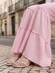 Pret - Moven - Cotton Linen Trouser - Pink