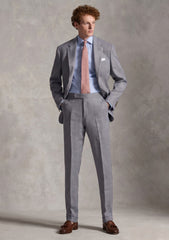 Loro Piana Super 200's Wool & Silk Fabric - S Grey
