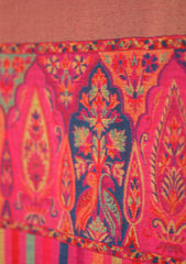 Pashmina Kaani Zari Shawl D - 17 - SH Pink