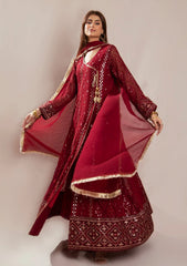 Pret Collection - Manahils - Safiyya - KURTI 099 - Maroon