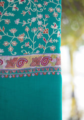 Pashmina Ari Work Shawl D - 155 - S GREEN