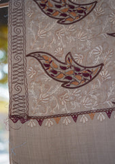 Wool Ari Work Shawl D - 1D - Skin