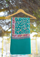 Pashmina Ari Work Shawl D - 155 - S GREEN