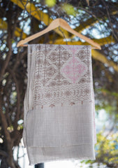 Wool Ari Work Shawl D - 25 - Brown