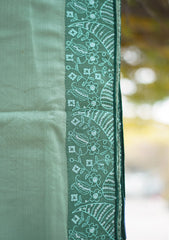 Pashmina Emboridered Shawl D - 171 - P GREEN