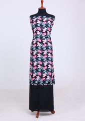 Lawn - Rubaaiyat - Chikankari 26 - Organza Dupatta - D#07 - Black