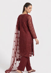 Formals - Riwaj - Fancy Net - 2 Pcs Suit - CND#1208 - Maroon