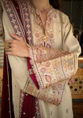 Winter - Mushq - Hemline Bukhara - Unstitched 26 - Frosted Dome
